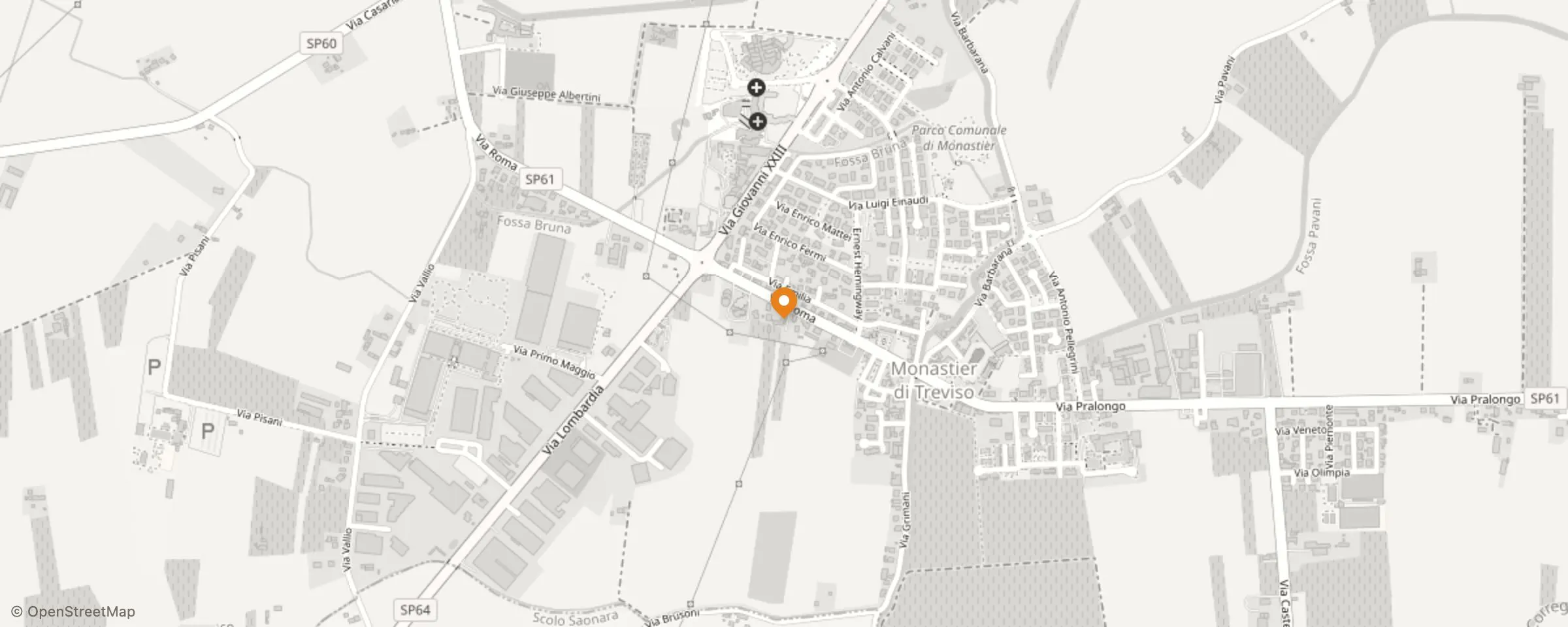 Mappa: Via Roma, 19, 31050 Monastier di Treviso